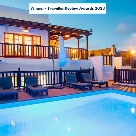 Villa Vista Reina - Luxury 6 Bedroom - Heated Pool- Views - Pool Table - Vista Lobos - Playa Blanca Extérieur photo