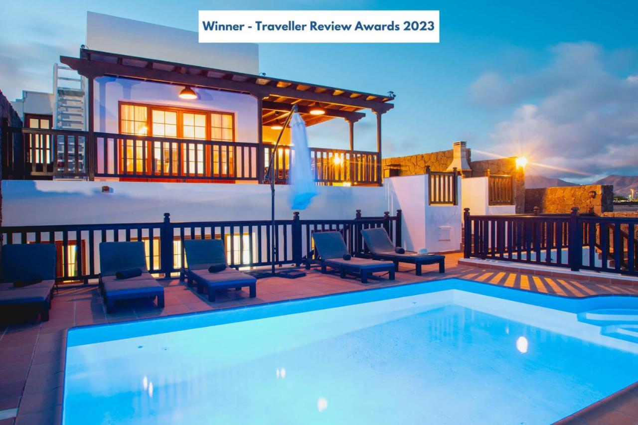 Villa Vista Reina - Luxury 6 Bedroom - Heated Pool- Views - Pool Table - Vista Lobos - Playa Blanca Extérieur photo